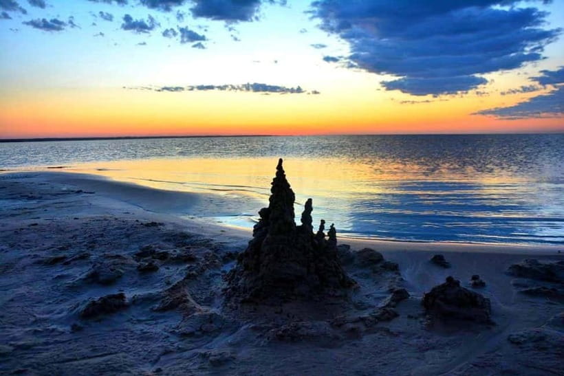 Adventure to Desert Kyzyl Kum and Yurt Camp - Day 2: Camel riding and Lake Aydarkul