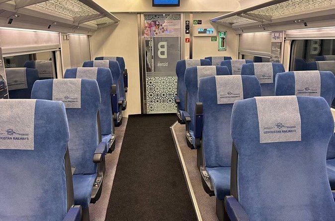 Afrosiyob high speed train tickets - Guaranteed Pass - What the Afrosiyob ticket includes