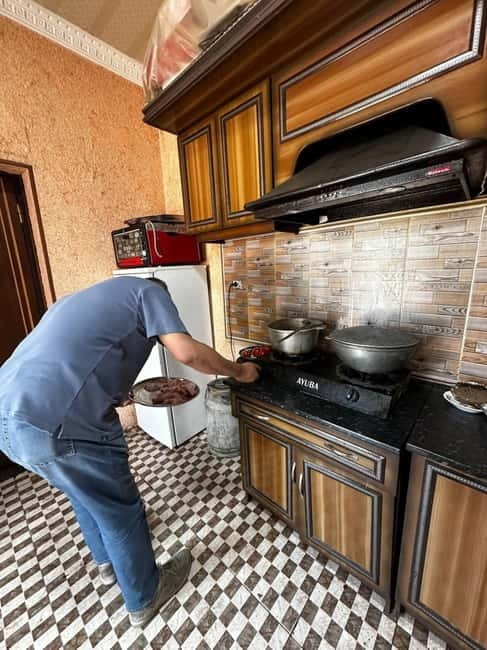 cooking traditional food in Samarkand with local people - Who will enjoy this most