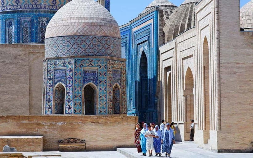 Samarkand City Tour: Ancient Domes & Timeless Stories - Starting beside Shah-i-Zinda’s red ATM