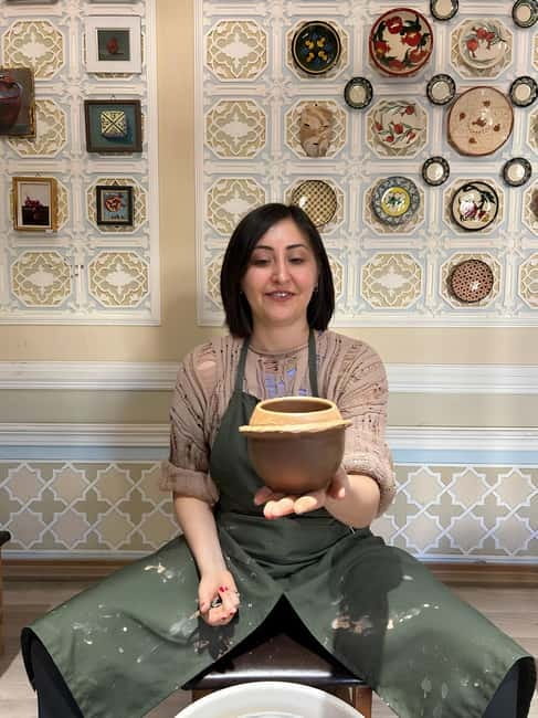 Tashkent: Uzbek Culture, Food, Crafts & Pottery Masterclass - Plov, non bread, salads, and green tea