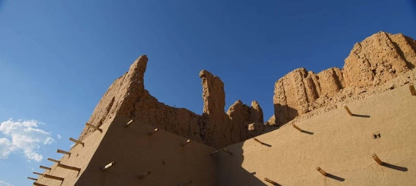 Tranfer Khiva - Bukhara via Ancient Fortresses - Toprakkala, the clay capital of Khorezm